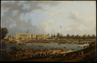 Place de la Concorde, c.1783 door Pierre Antoine Demachy